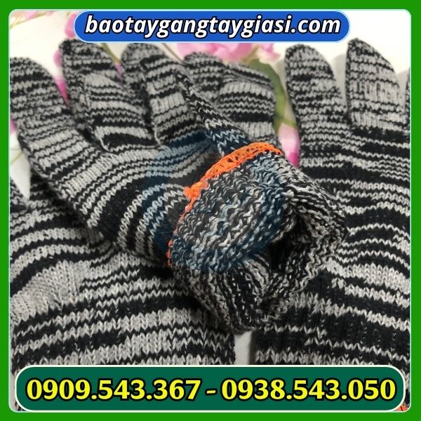 Găng tay len muối tiêu 70g Găng tay len muối tiêu 70g