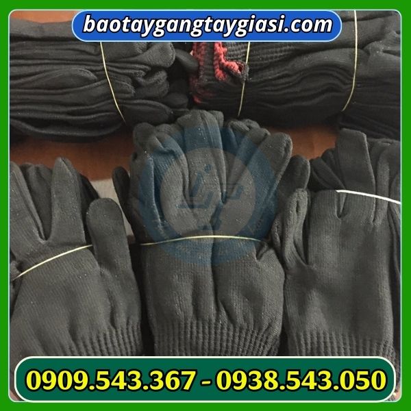 Găng tay chống cắt màu đen giá rẻ Găng tay chống cắt