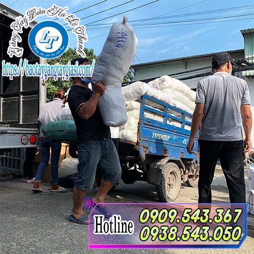 Giao bao tay vải mỏng