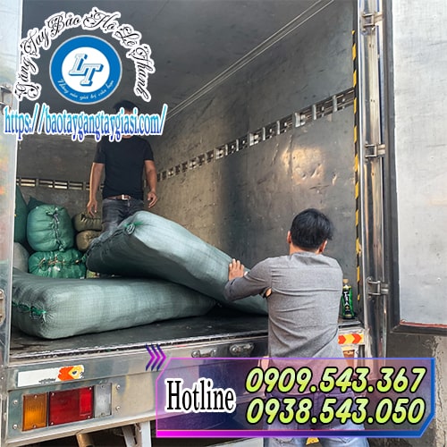 Giao găng tay bảo hộ sợi poly tận nơi TPHCM