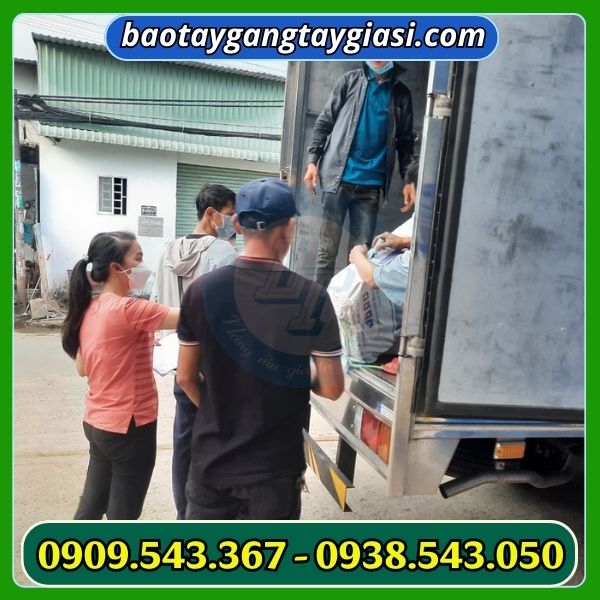 Găng tay vai kaki 2 lớp giao hàng Găng tay vai kaki 2 lớp giá sỉ rẻ