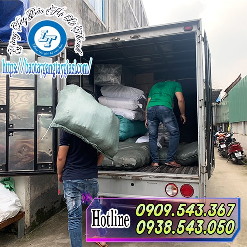 Giao găng tay sợi poly