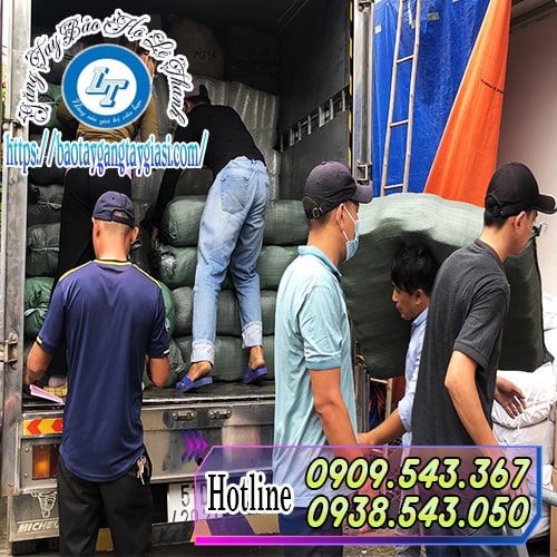 Giao găng tay vải thun T5 sẵn kho giá rẻ