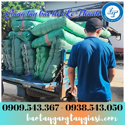 Giao hàng găng tay vải kaki dày chắc giá rẻ tphcm