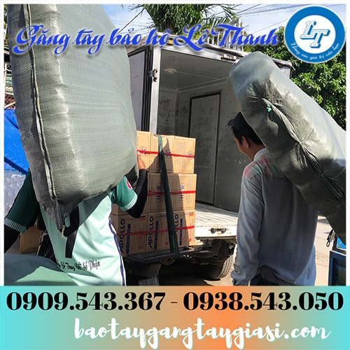 Giao hàng găng tay vải kaki dày chắc giá rẻ