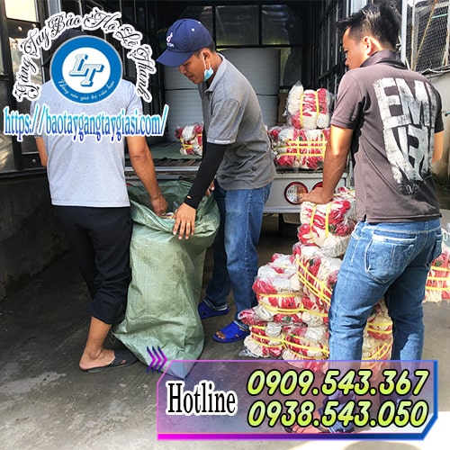 Giao sỉ găng tay len phủ cao su