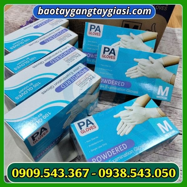 Găng tay y tế latex có bột Găng tay y tế latex có bột