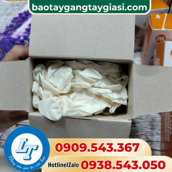 Găng tay y tế có bột hộp 100 chiếc Găng tay y tế có bột hộp 100 chiếc