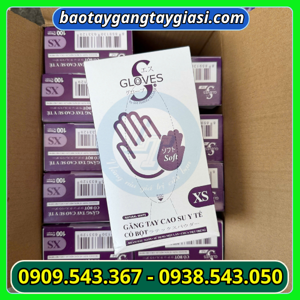 Găng tay latex giá sỉ sẵn kho Găng tay latex giá sỉ