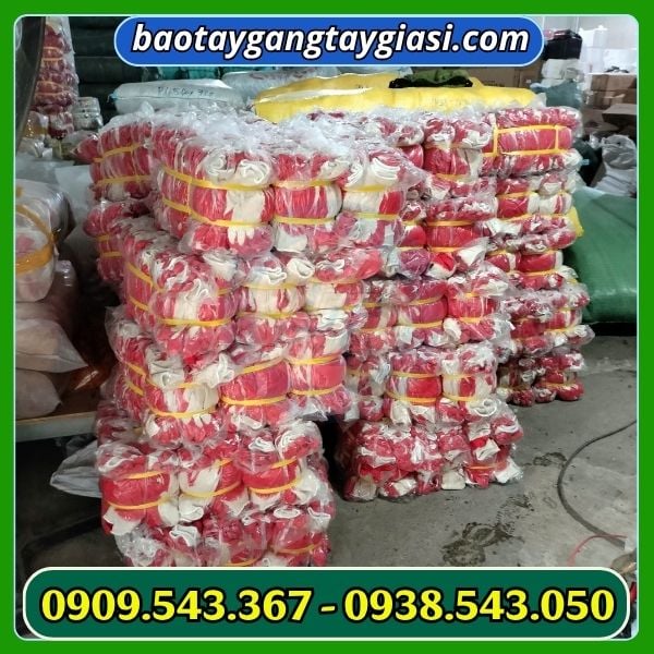 Xưởng găng tay len nhúng nhựa 60g Xưởng găng tay len nhúng nhựa 60g