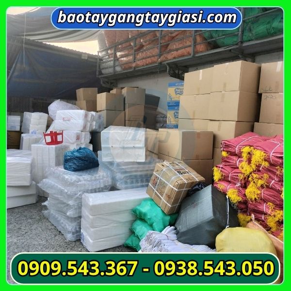 Găng tay cao su đông càu vồng combi nhiều size Găng tay cao su đông càu vồng combi nhiều size