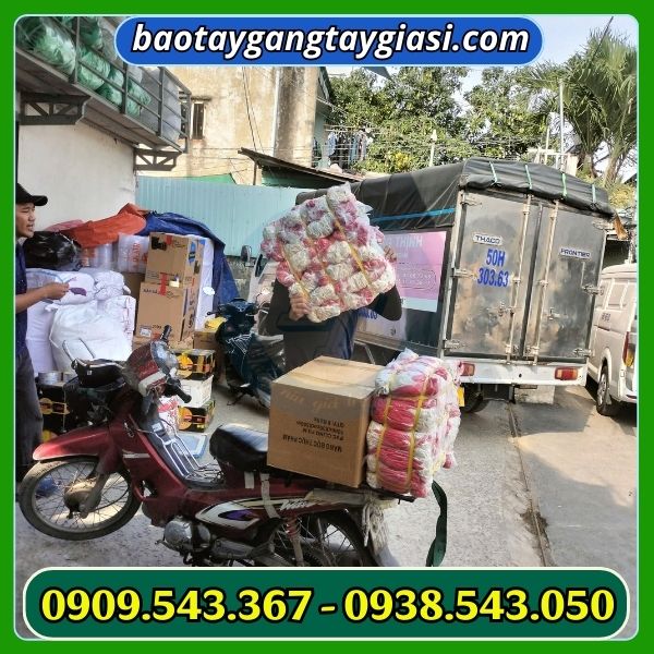 kho hàng găng tay lê thanh Giao hàng găng tay