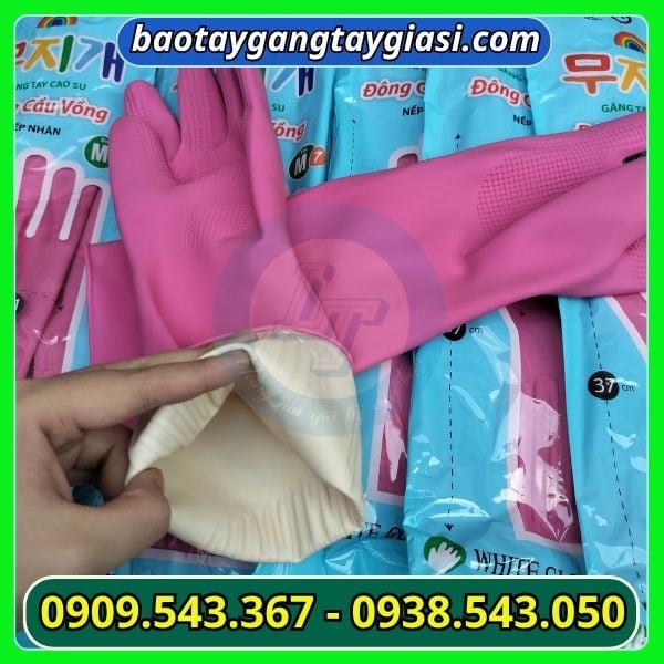 Găng tay cao su Đông Cầu Vồng siêu bền Găng tay cao su Đông Cầu Vồng
