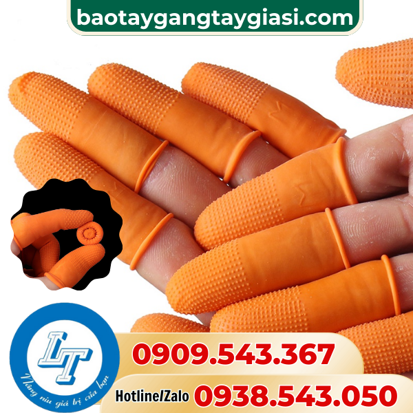 Bao tay ngón cao su Bao tay ngón cao su