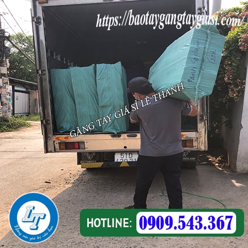 Nguồn sỉ găng tay sợi hạt nhựa