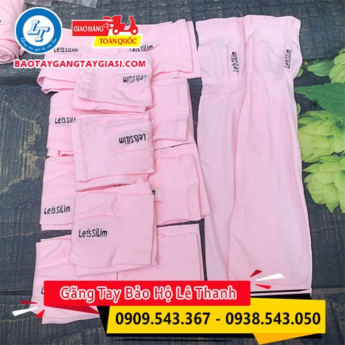 Ống tay chống nắng màu hồng Ống tay chống nắng màu hồng