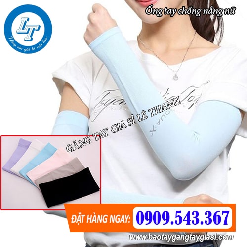 ống tay chống nắng nữ gam màu tươi sáng ống tay chống nắng nữ gam màu tươi sáng