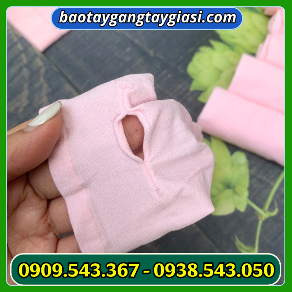 Bao tay chống nắng màu hồng Bao tay chống nắng màu hồng