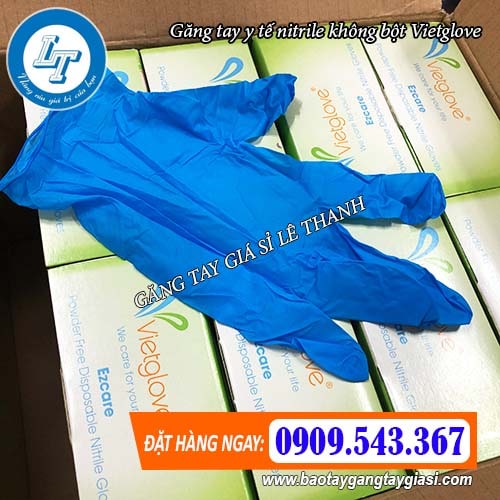 găng tay y tế nitrile không bột vietglove giá rẻ tận gốc găng tay y tế nitrile không bột vietglove giá rẻ tận gốc