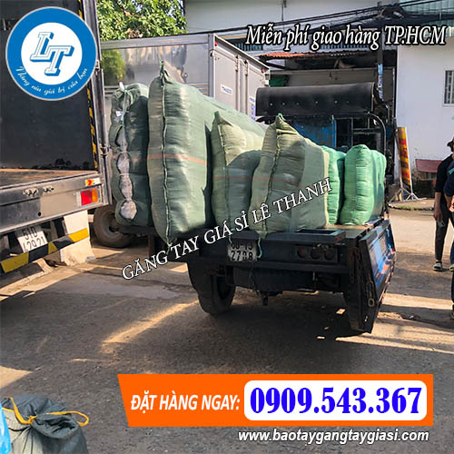 Sản xuất bao tay lao động