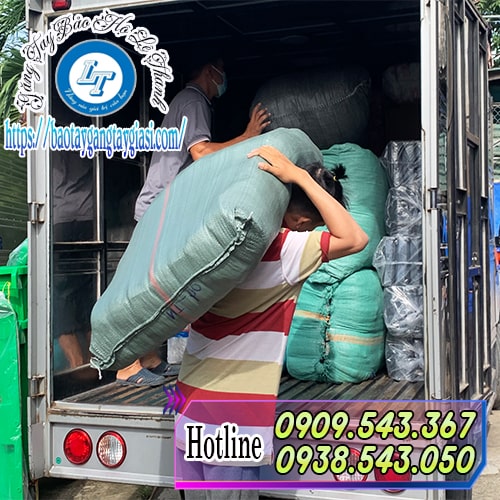 Sản xuất cung cấp găng tay vải mập bảo hộ