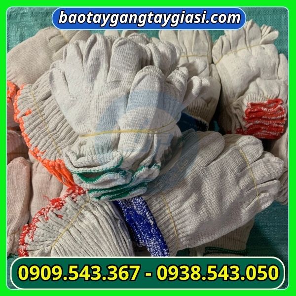 Găng tay len kem nhiều size Găng tay len kem siêu dày 90g