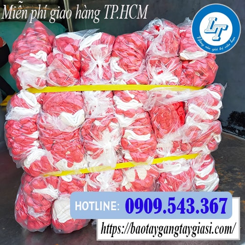 Sỉ găng tay len nhựa