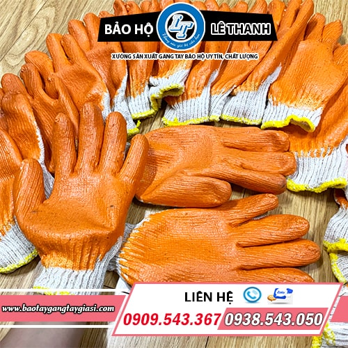 Sỉ găng tay len nhúng nhựa hàng có sẵn giao nhanh Sỉ găng tay len nhúng nhựa hàng có sẵn giao nhanh