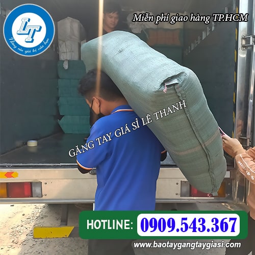 Sỉ găng tay pu xám