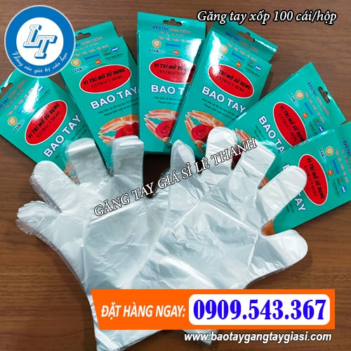sỉ găng tay xốp 100 cái/hộp giá rẻ sỉ găng tay xốp 100 cái/hộp giá rẻ