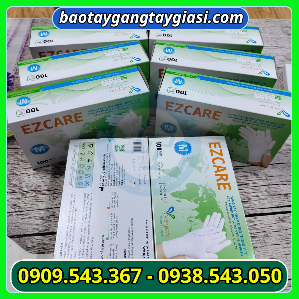 Găng tay y tế Vietglove EZCARE sỉ rẻ Găng tay y tế Vietglove EZCARE