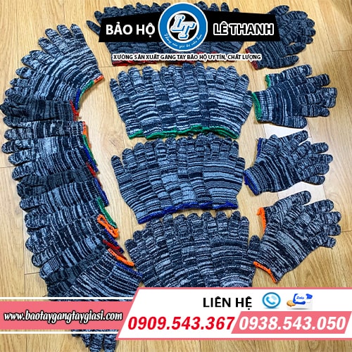 Sỉ số lượng găng tay len muối tiêu giá gốc xưởng Sỉ số lượng găng tay len muối tiêu giá gốc xưởng