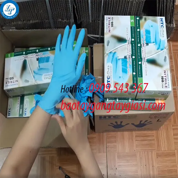 GĂNG TAY Y TẾ KHÔNG BỘT NITRILE
