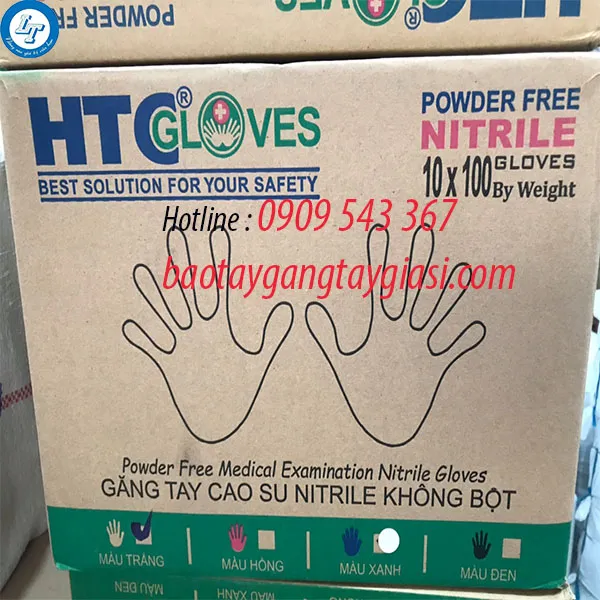 GĂNG TAY Y TẾ KHÔNG BỘT NITRILE