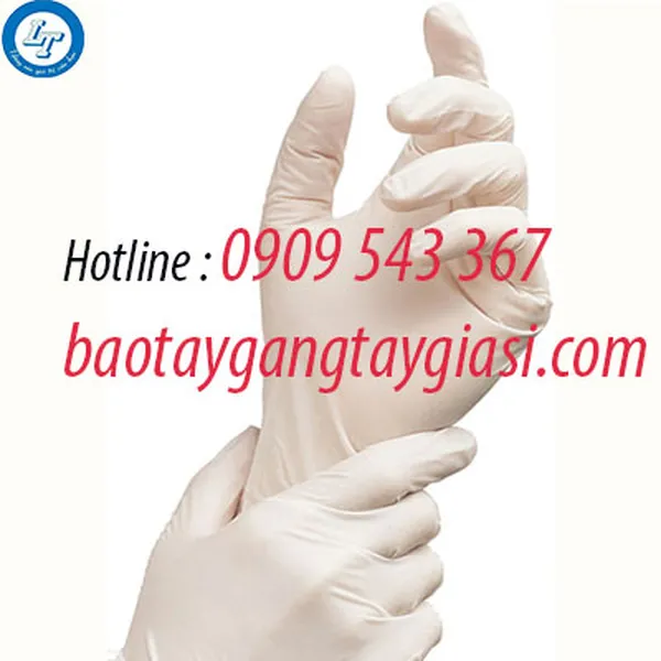 GĂNG TAY Y TẾ CAO SU LATEX CÓ BỘT