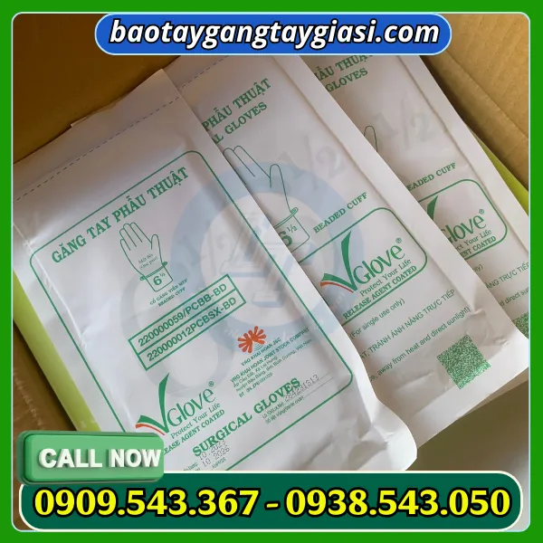 GĂNG TAY PHẪU THUẬT TIỆT TRÙNG