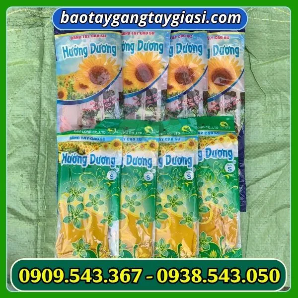 GĂNG TAY CAO SU HƯỚNG DƯƠNG
