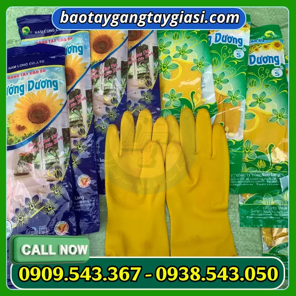 GĂNG TAY CAO SU HƯỚNG DƯƠNG