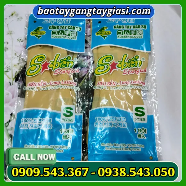 GĂNG TAY CAO SU SAO BIỂN