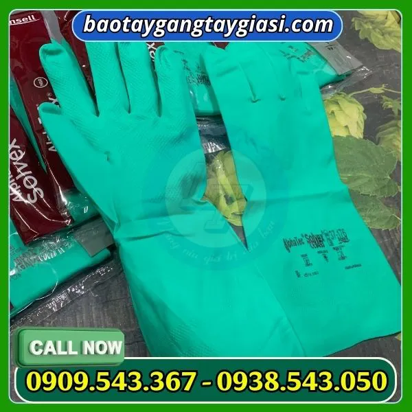 GĂNG TAY CAO SU CHỐNG HÓA CHẤT