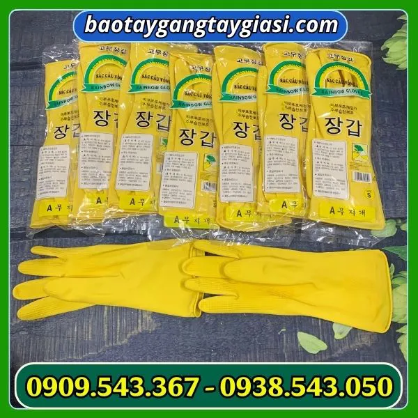 GĂNG TAY CAO SU GIA DỤNG