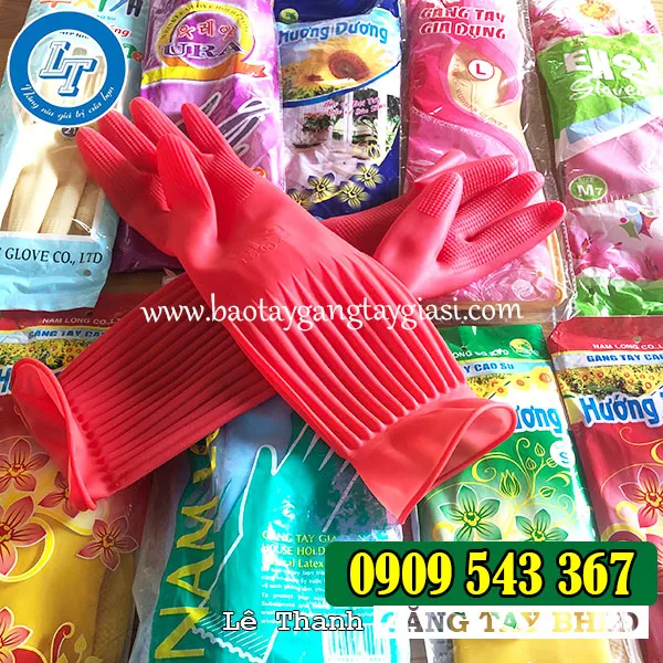 GĂNG TAY CAO SU DÀI TAY
