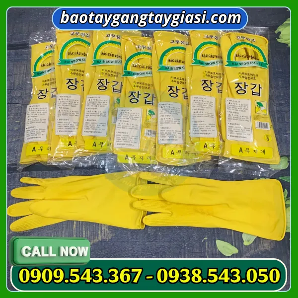 GĂNG TAY CAO SU SẮC CẦU VỒNG GIÁ SỈ