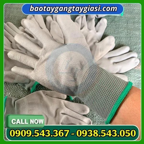 GĂNG TAY SỢI PHỦ PU LÒNG BÀN TAY