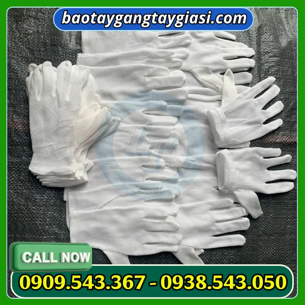 GĂNG TAY VẢI THUN PE