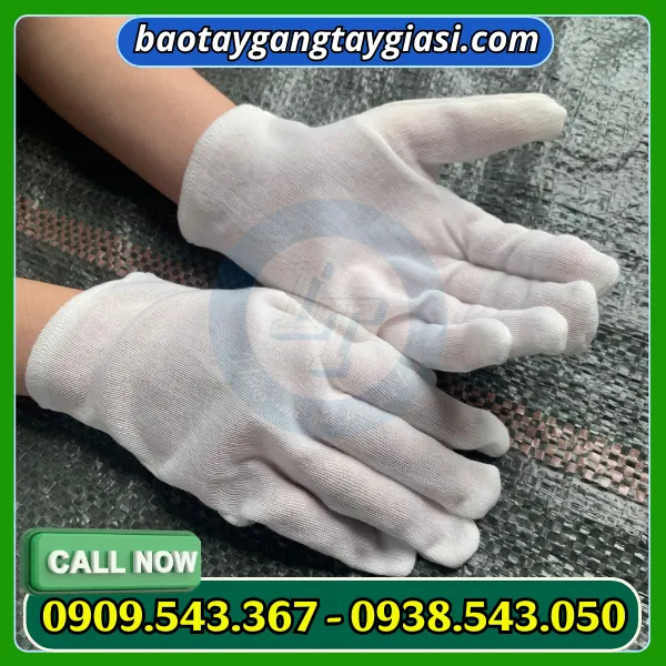 GĂNG TAY VẢI THUN PE
