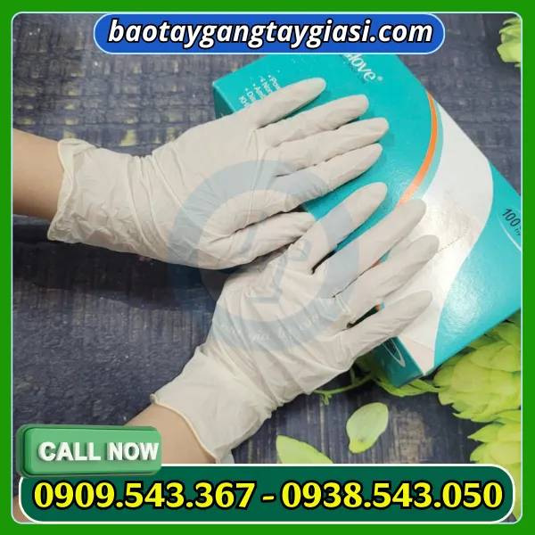 GĂNG TAY Y TẾ NITRILE CÓ BỘT GIÁ SỈ