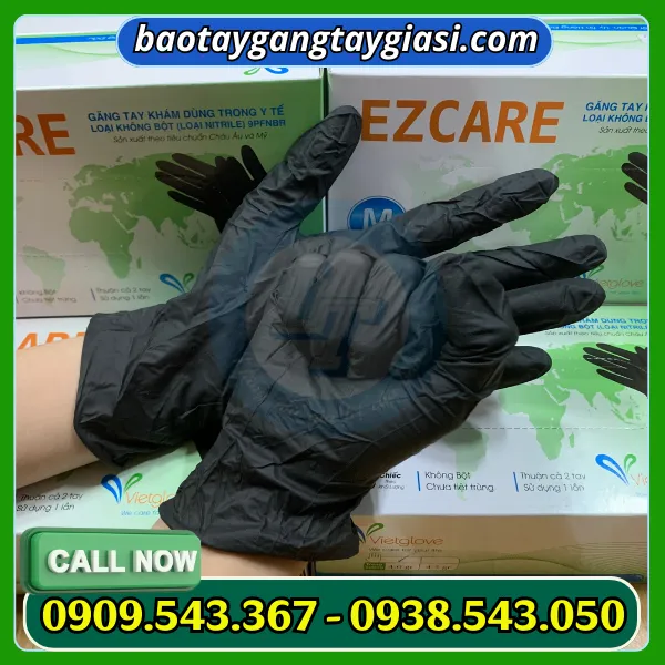 GĂNG TAY Y TẾ NITRILE KHÔNG BỘT