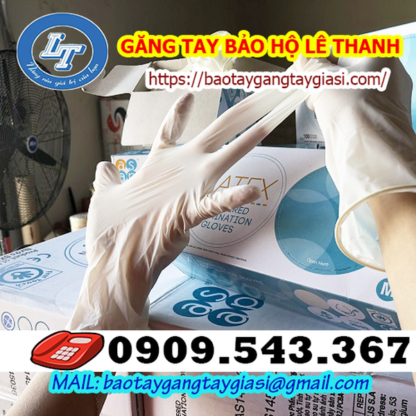 GĂNG TAY Y TẾ LATEX POWDERED EXAMINATION GLOVES