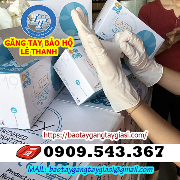 GĂNG TAY Y TẾ LATEX POWDERED EXAMINATION GLOVES